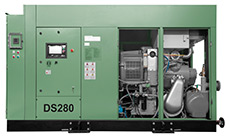 Sullair DS280 rotary screw oil free air compressor